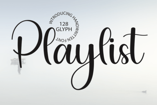 Playlist Font